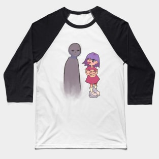 I'm not scared of monsters! Ver. 1 (transparent) Baseball T-Shirt